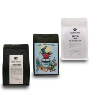 Zestaw degustacyjny Kofikada - espresso mix - 3 szt.